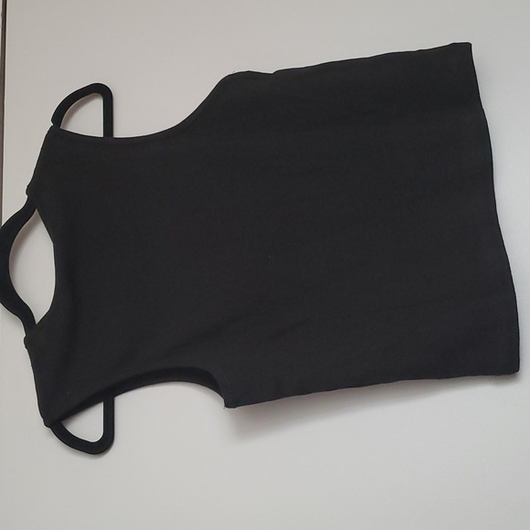 Daisy Street's Black Heart Wing High Neck Tank Top - Picture 7 of 16